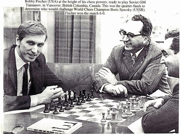 12. Sovyet satranç ustası Taimanov, Amerikalı Bobby Fischer’a yenildiğinde Sovyet satranç takımından atıldı, seyahat yasağı aldı, yayın yapması yasaklandı ve aylık ödeneği kesildi.