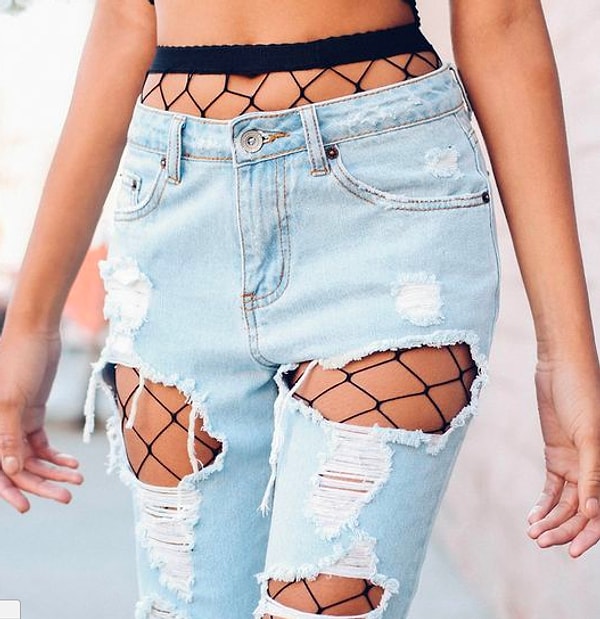 2. Колготки под джинсы