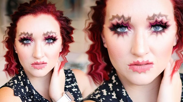 5. Волнистые брови и губы