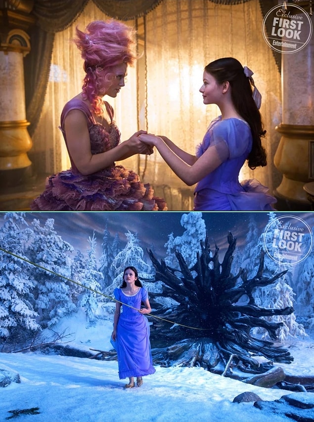 Lasse Halström yönetmenliğindeki, Disney filmi "The Nutcracker and the Four Realms"ten ilk kareler.
