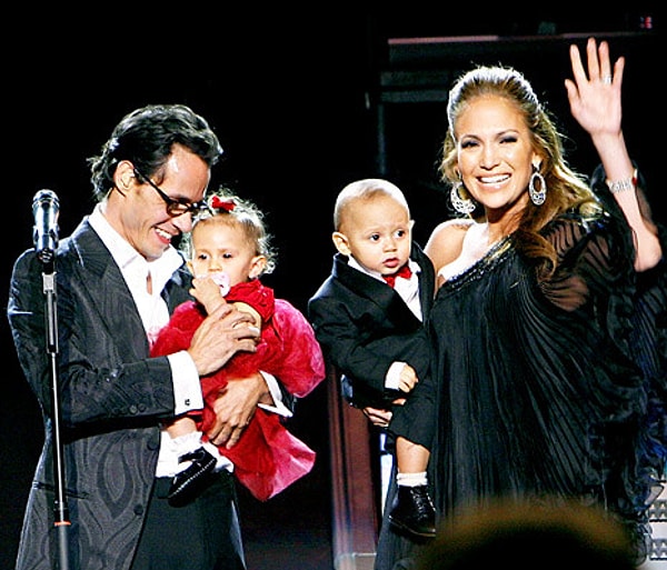 2. Дженнифер Лопес и Марк Энтони