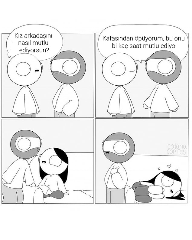 4. Aslında mutlu etmek o kadar da zor değil sanırım... Sevgi dolu bir öpücük yeterli...