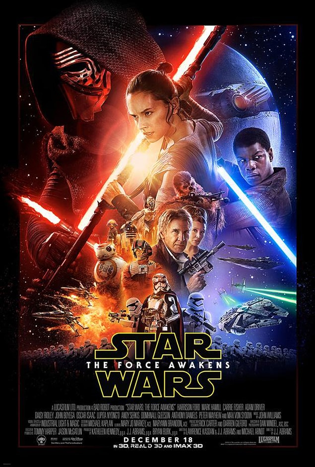 14. Star Wars: Bölüm 7 - Güç Uyanıyor