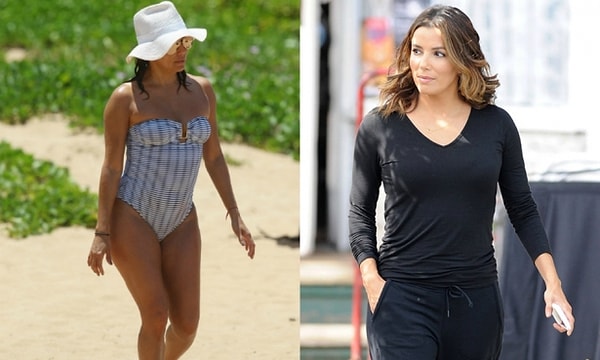 8. Лонгории пришлось объяснять, что округлившийся живот — плод ее любви к вкусной и вредной пище. Позднее Ева села на диету и занялась спортом, сбросив несколько килограмм.