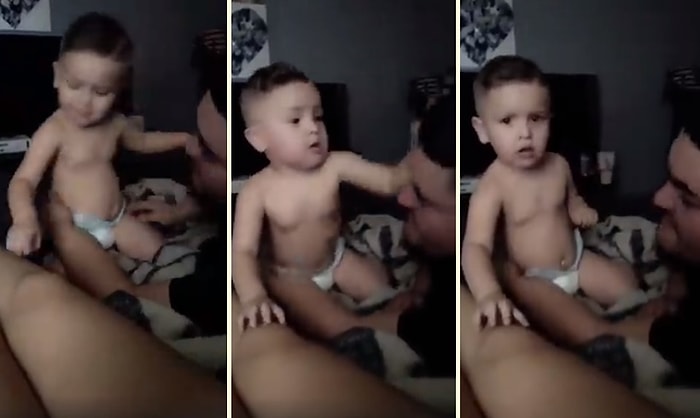 Annesine Vuran Babasını Saniyesinde Haşat Eden Ufaklık