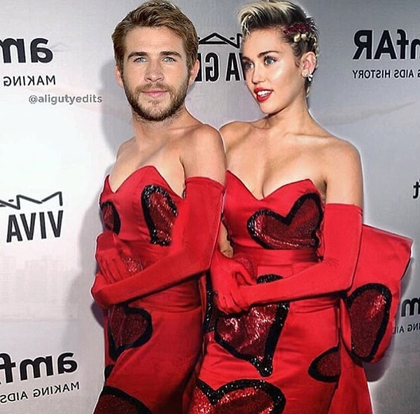 15. Miley'nin Sevgililer Günü hediyesi olan bu fotoğraf: