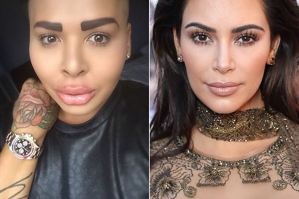 9. Этот парень мечтает иметь внешность Ким Кардашян