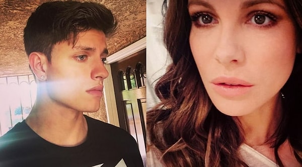 8. 44-летняя Кейт Бекинсэйл начала встречать с 21-летним комиком Мэттом Райфом в этом году