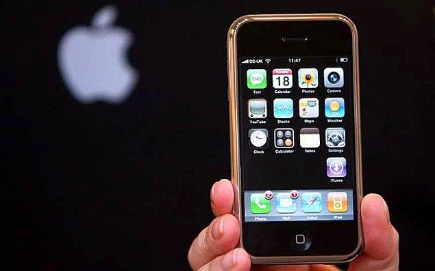 İlk iPhone'un ekranı tam 3,5" idi.