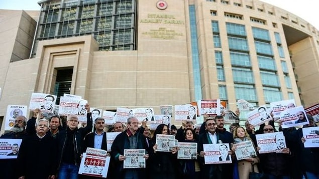Genel Yayın Yönetmeni Murat Sabuncu, İcra Kurulu Başkanı Akın Atalay, gazeteci Ahmet Şık ve muhasebeci Emre İper, bugün bir kez daha hâkim karşısına çıktı.