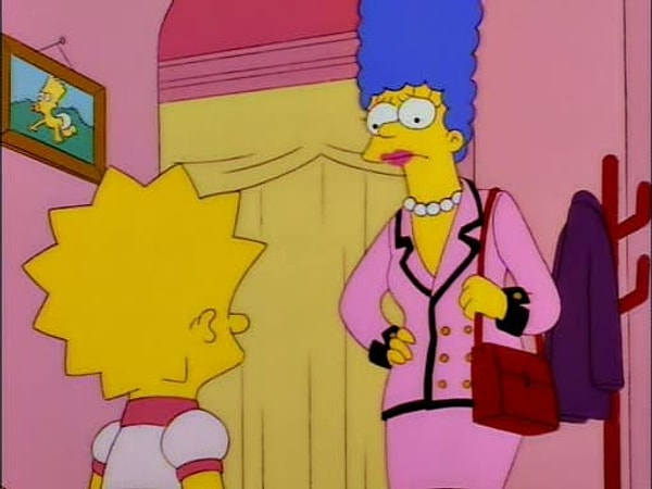 3. Когда Мардж перешивала один и тот же предмет одежды в разных стилях, чтобы не платить за новую одежду