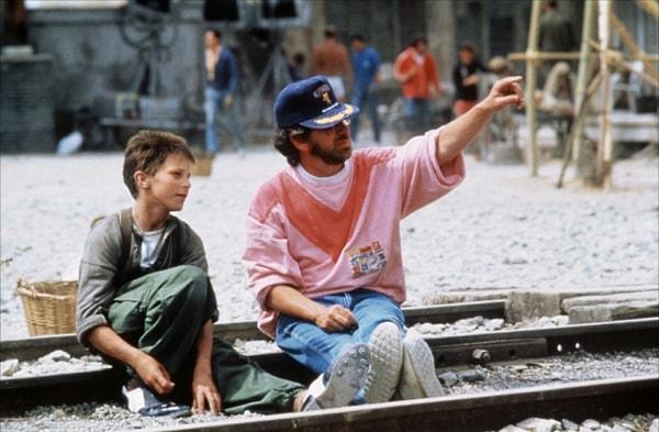 14. Christian Bale ve Steven Spielberg, 1986.