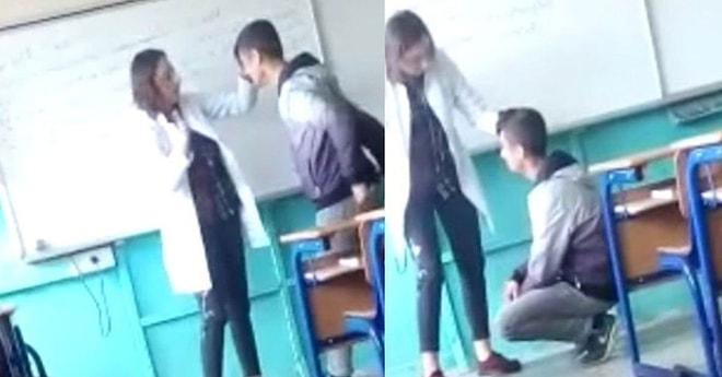 Soruşturma Başlatıldı ve Okuldan Uzaklaştırıldı: Samsun'da Öğrencisine Diz Çöktürüp Tokatlayan Öğretmen