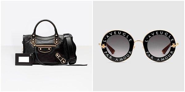Melis'in kürk detaylı kabanı Zara, çantası Balenciaga, gözlüğü ise Gucci.