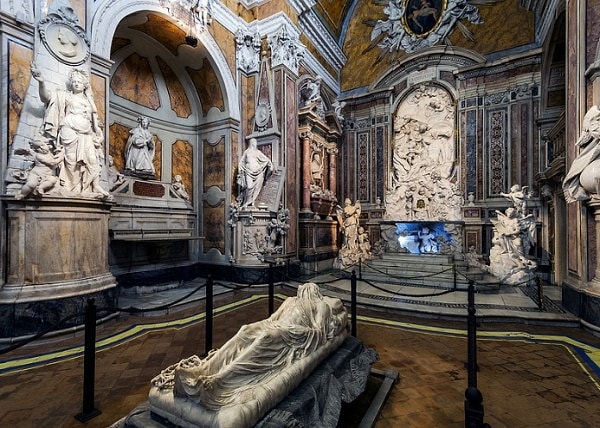 6. Христос под плащаницей, Джузеппе Санмартино, Капелла Сансеверо, Неаполь, 1752.