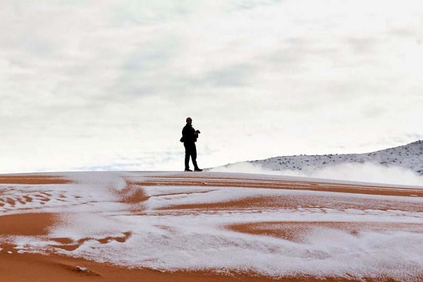 Однако, несмотря на это, в этом году снега выпало аномально много, что даже испугало местных жителей.