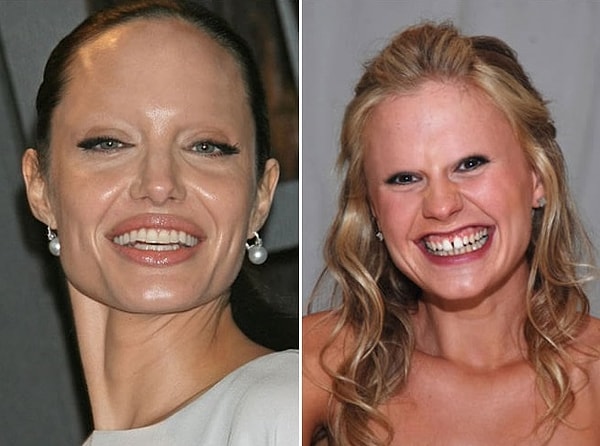 2. Анджелина Джоли и Анна Пакуин