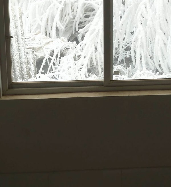 2. Это был первый день выпускных экзаменов, и за окном было -9 °C.
