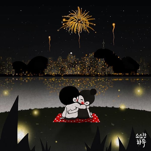 18. Рассматривать салют.