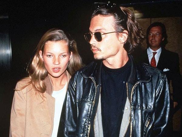 6. Kate'in en büyük aşkı kuşkusuz o yıllarda birlikte olduğu adam: Johnny Depp.
