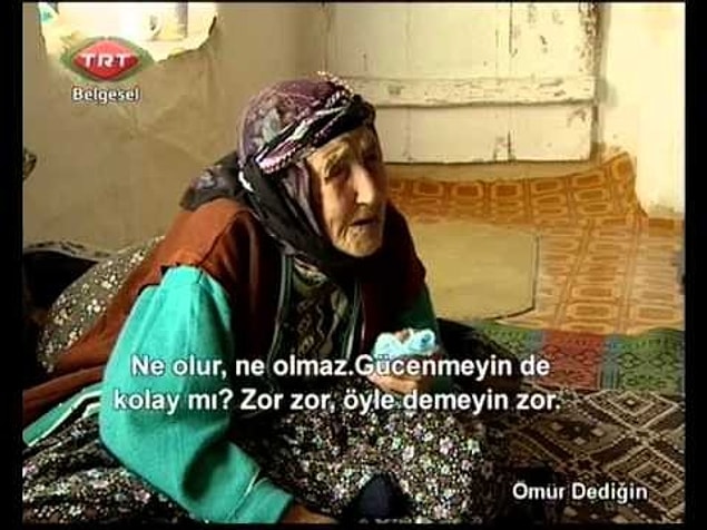 3. TRT'de yayınlanan 'Ömür Dediğin' isimli program da ne zaman denk gelinse izlenenlerden, çünkü geleceğimizi merak ediyoruz içten içe.