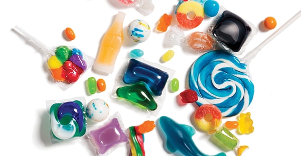 8. Возможно, причина увлечения американских подростков капсулами для стирки в том, что они так похожи на разноцветные мармеладки. Однако в таком возрасте дети уже должны понимать, что есть их опасно и крайне глупо.