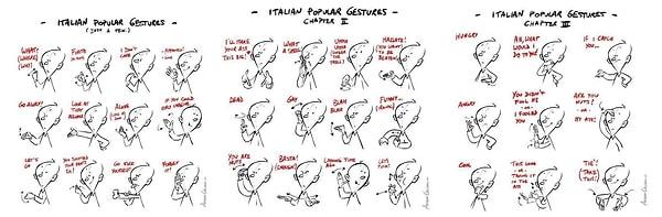 12. İtalyan’lar yüksek sesle ve beden diliyle konuşmayı severler.
