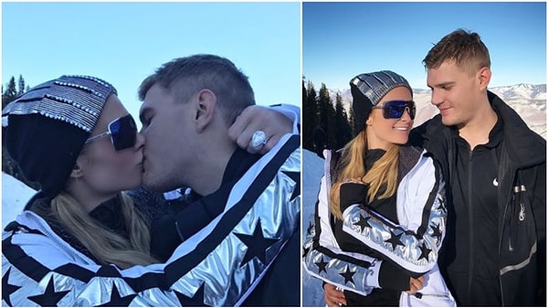 1. Пэрис Хилтон сделали предложение на горнолыжном курорте