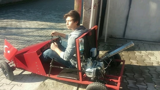 400 TL'ye Saatte 60 Kilometre Hızla Giden Araç Yapan Genç