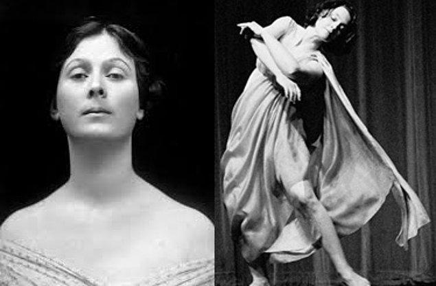 1. Dansçı Isora Duncan, boynuna bağladığı atkı arabanın kapısına sıkışınca boğularak hayatını kaybetti.