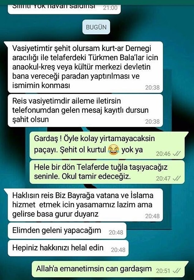 Basına yansıyan vasiyeti duygulandırdı...