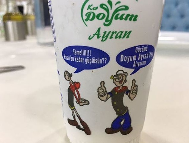 Ne doyum ayran mı?