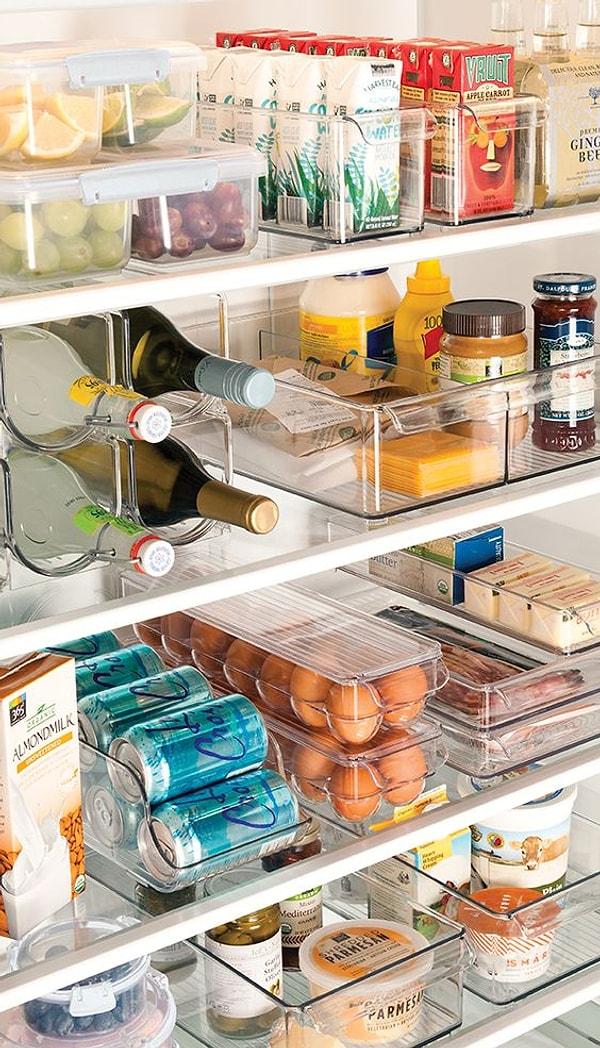 7. Plastik kutular sayesinde buzdolabınız artık daha temiz!