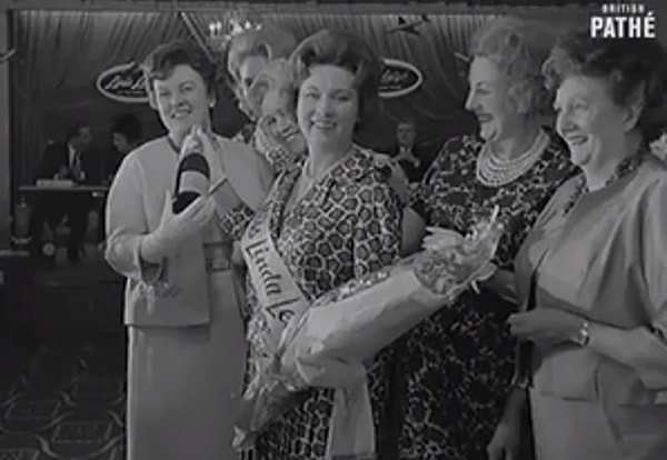 5. Конкурсантки "Самой гламурной толстушки Британии" 1960