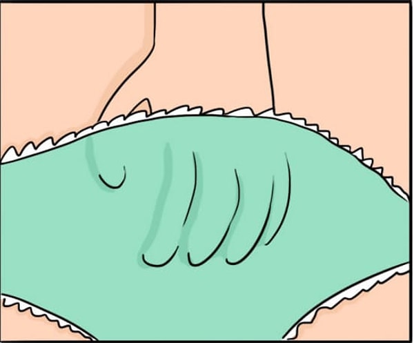 7. Хорошенько почесаться «там»👇, пока никто не видит 👀