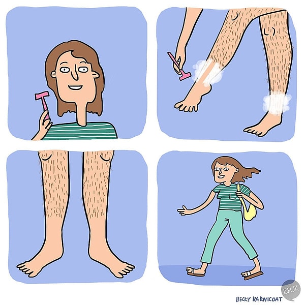 18. Побрить только те места, которые всем видно 😄😄😄