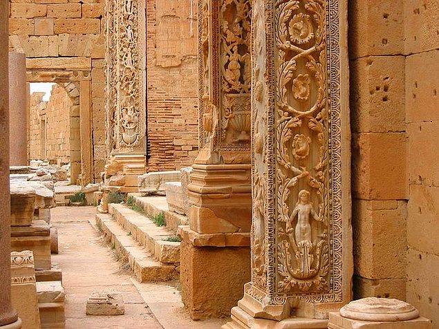 26. Leptis Magna Harabeleri, Libya