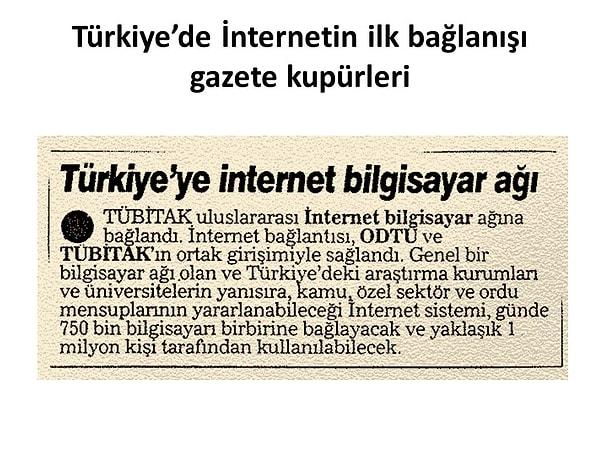 7. İlk Türkçe Web Sitesi