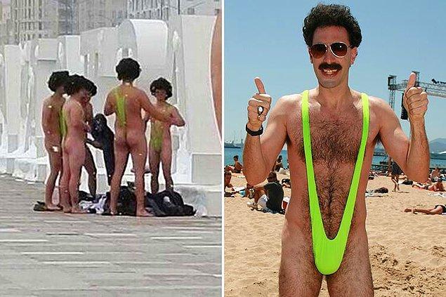 7. Kazakistan’a gidip Borat’ın mankinilerinden giyen üç Çek Cumhuriyeti vatandaşı para cezasına çarptırıldı.