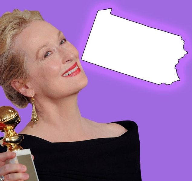 6. Meryl Streep de William Penn'in soyundan geliyor. Kendisi Pensilvanya'nın kurucusu.