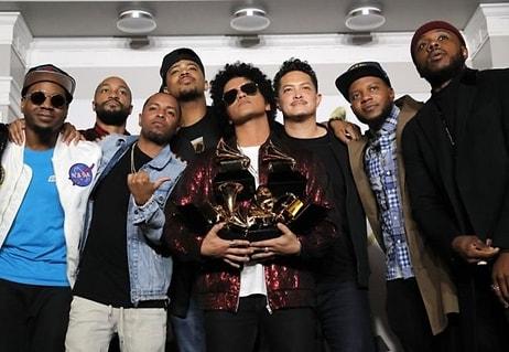 60. Grammy Ödülleri Sahiplerini Buldu: Geceye 6 Ödülle Bruno Mars Damgasını Vurdu