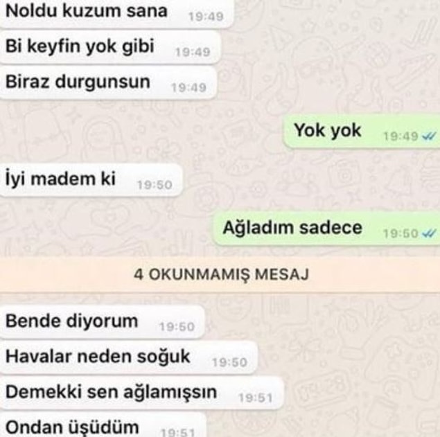 11. İltifat etme çabaları vol bilmem kaç...