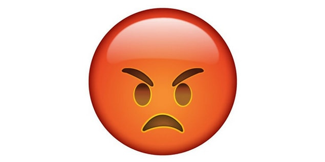 Sinirli emoji!
