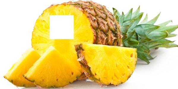 6. Bu ananasın eksik olan parçası hangisi?