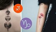 12 нежных женственных татуировок для каждого знака зодиака
