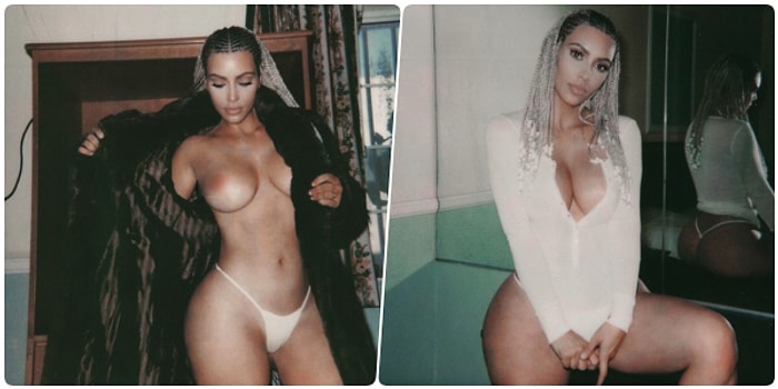 Çıplak Pozlarına Hız Kesmeden Devam Eden Kim Kardashian'ın Son Yaptığı Paylaşımları Olay Oldu!