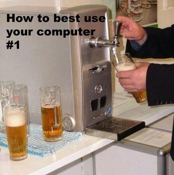 3. Для разливного пива. Вместо бочонка