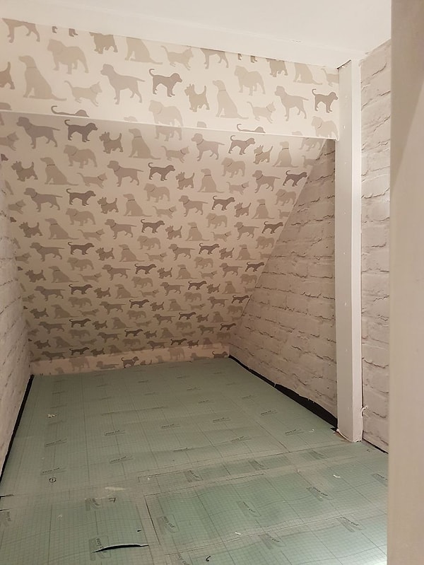 С тематическими обоями становится ясно, как будет выглядеть комната.