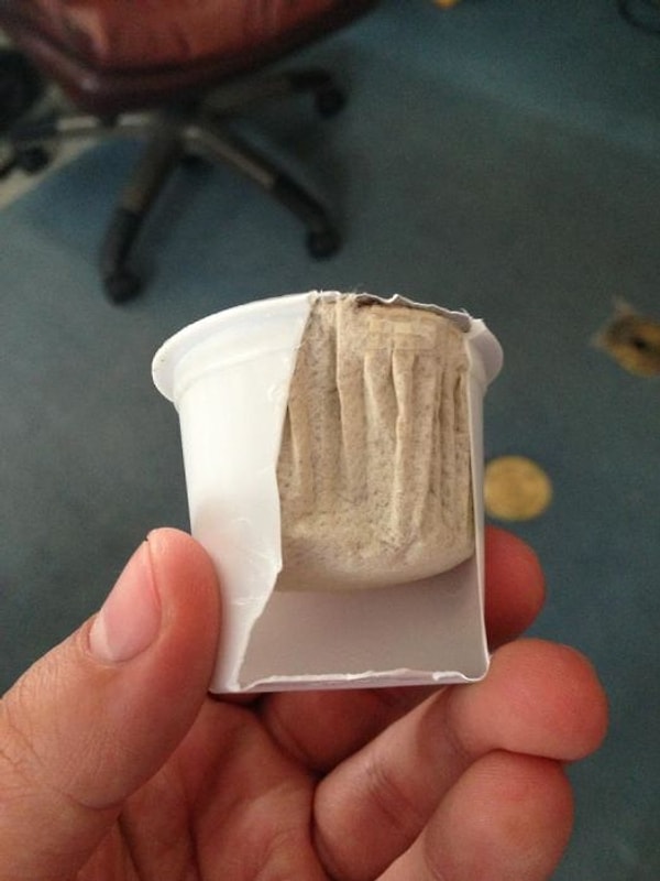 14. Кофейная капсула внутри: