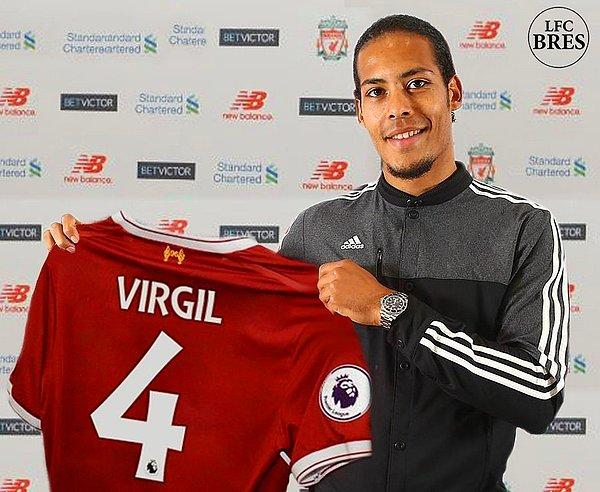 2. Virgil van Dijk: 78.8 Milyon Euro (Southampton ➡ Liverpool)